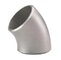 Металлический никель сплав Inconel 600 высокое качество 45 градусов задницы сварки локт ASME B16.9 1 до 24 дюйма серебро