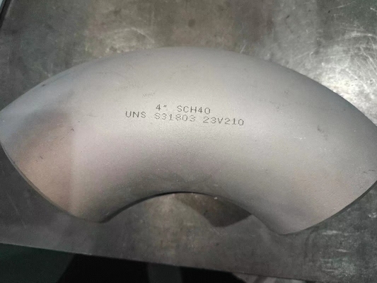Супер двухшпиндельные штуцеры трубы проталкивают 90LR BW ASME B16.9 SMLS 4&quot; штуцеры SCH40S