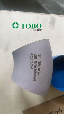 UNS C70600 Медь Никель Заваривание задницы 90D Длинный радиус локоть 5 " STD ASTM B466