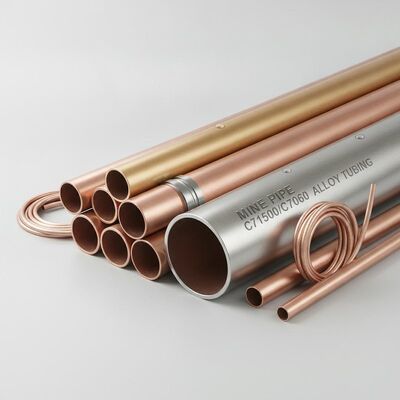 Специализированная толщина стен Прочная коррозионностойкая медная никелевая труба и трубы для промышленных применений