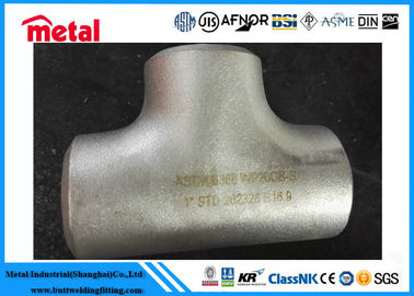 Тройник ASTM B366 WP20CB безшовной легированной стали никеля равный - штуцеры трубы w