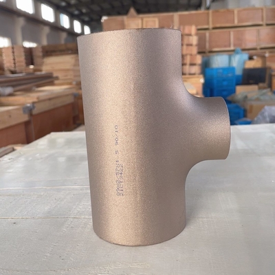 ASME B16.9 Сварка задницы равная/уменьшающая Tee Переменные размеры варьируются от NPS1/2"-60 "Быстрая доставка Низкий MOQ Настраиваемый материал, например, углеродистая сталь Нержавеющая сталь
