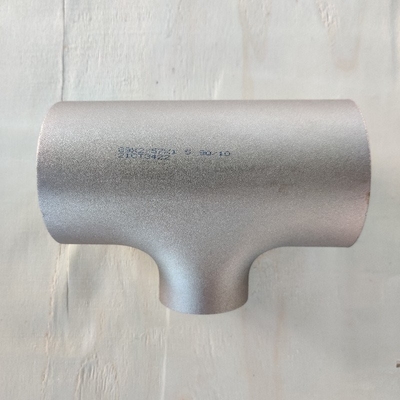 ASME B16.9 Сварка задницы равная/уменьшающая Tee Переменные размеры варьируются от NPS1/2"-60 "Быстрая доставка Низкий MOQ Настраиваемый материал, например, углеродистая сталь Нержавеющая сталь