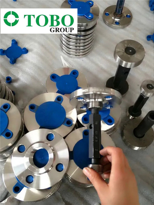 Выкованные штуцеры трубы фланца ASTM A182 GR F5 F9 F11 F12 F22 F91 ТАК BLF WN легированной стали ASME B16.5 служат фланцем
