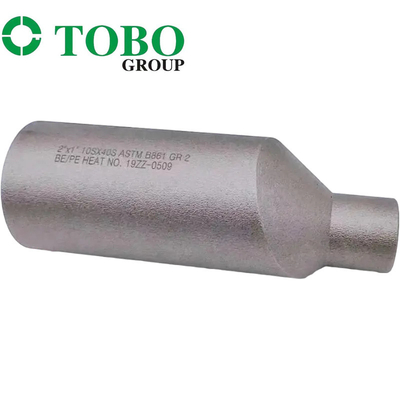 Выкованная легированная сталь ASTM B861 GR2 2&quot; x 1&quot; титана штуцеров трубы ниппель обжимки сплава титана SCH10S x SCH40S