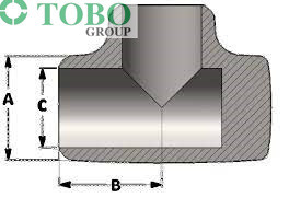Тройник валика TOBO высококачественный - 4" Sch XH A/SA234 WPB безшовное