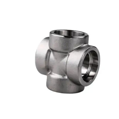 ASME B16.11Butt Welding Cross Настраиваемая обработка поверхности Углеродистая сталь Нержавеющая сталь Никель Сплавная сталь NPS 1/8"-4" SCH80/3000-XXS/9000.