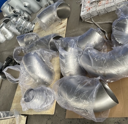 Металлический никель сплав Inconel 600 высокое качество 45 градусов локтевой задницы сварные фитинги ASME B16.9 индивидуальный размер
