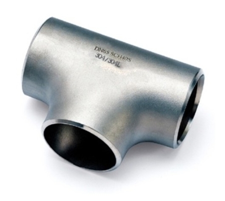 ASME B16.9 Butt Welding Equal Tee Настраиваемый материал, например, углеродистая сталь из нержавеющей стали NPS1/2"-60" Быстрая доставка Низкий MOQ