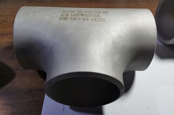 Тройник 22&quot; безшовной сварки встык прямой» сплав 200 ASTM/UNS N02200 SCH-40 *22