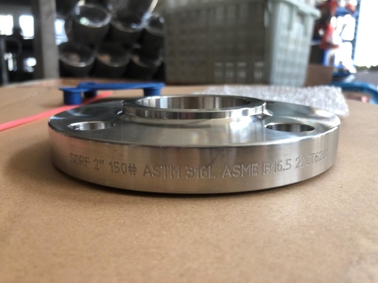 ASME B16.5 Slip-On Flange RF A105 A182 Углеродистая сталь из нержавеющей стали NPS 1/2