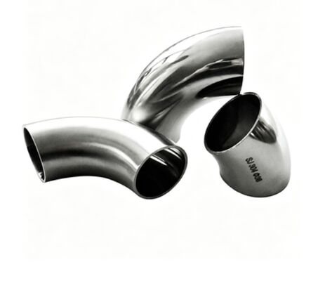 Полированный угольник из нержавеющей стали 304, фитинг под сварку встык, 90 градусов, для сантехники