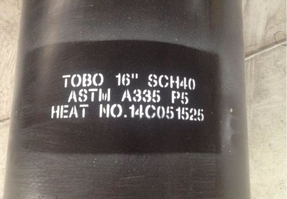 Обожженная трубка холоднотянутой стали сплава ASTM A335 P5 P9