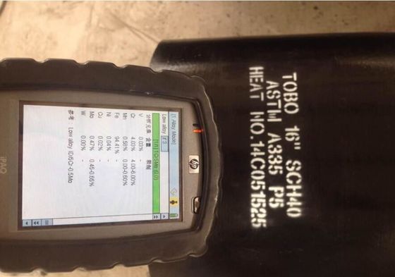 Подгонянная 16 труба дюйма SCH40 ASTM A335 безшовная стальная