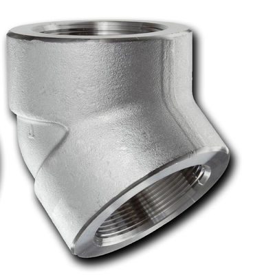 90 градусов SS304 Sch80 продел нитку штуцер локтя томительно-тягучий