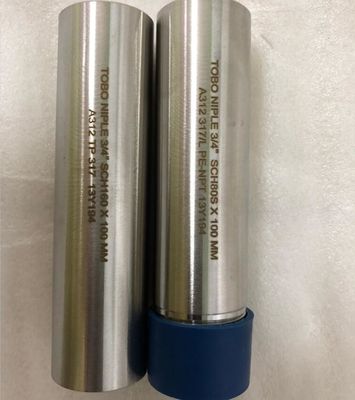 Ниппель нержавеющей стали гаечной резьбы SS A312 TP317