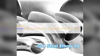 Колено из нержавеющей стали 304, фитинг шириной 90 градусов