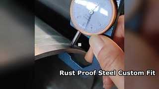 Коррозионностойкая стальная пластина нестандартного диаметра