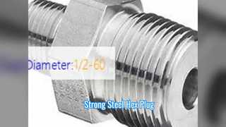 Шестигранная пробка из кованой легированной стали / дюймы